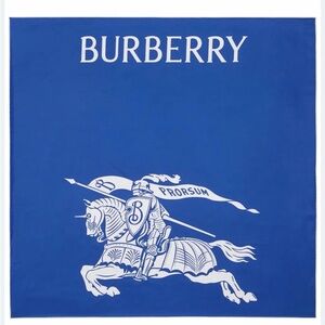 Burberry Equestrian Knight silk scarf